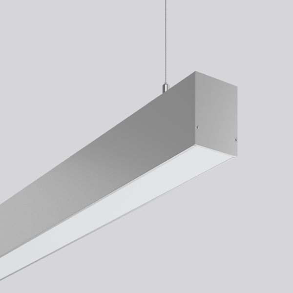 LESS IS MORE 50, 74 W, 8450 lm, 830, silver, DALI Pendant luminaires,  image 1