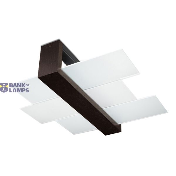 PLAFON FENIKS 2 WENGE E27 2X60W IP20 image 2