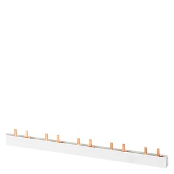 Pin busbar, 2-phase 10 mm2, 56 MW, gray insulation can be cut for AFDD 5SM602.-2 image 1