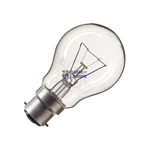Incandescent Bulb A55 110V 100W B22 clear Bellight image 1