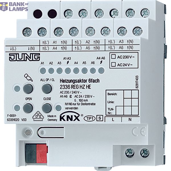 Output module heater KNX Heating actuator, advanced image 4