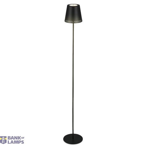 Battery LED floor light, black, 1xLED-module/3,5W image 1