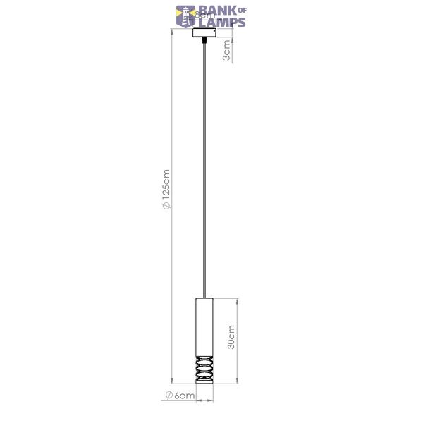 Pendant lamp LAMI 1 white image 5