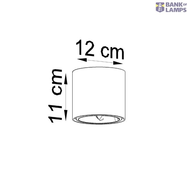 SPOT TIUBE WHITE GU10 1X40W IP20 image 4