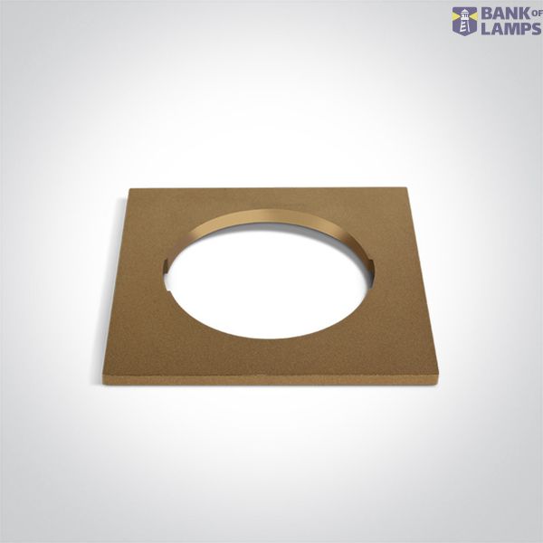 BRASS DECORATIVE BASE SQUARE FOR 10105H / 10112HA image 1