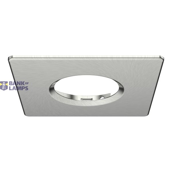 EXUMA SQUARE FIXED BEZEL BRUSHED STEEL image 1