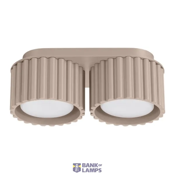 Ceiling lamp AURA 2 taupe Gx53 image 1