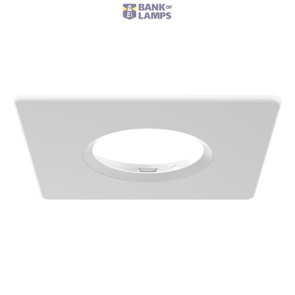 EXUMA SQUARE FIXED BEZEL WHITE image 1