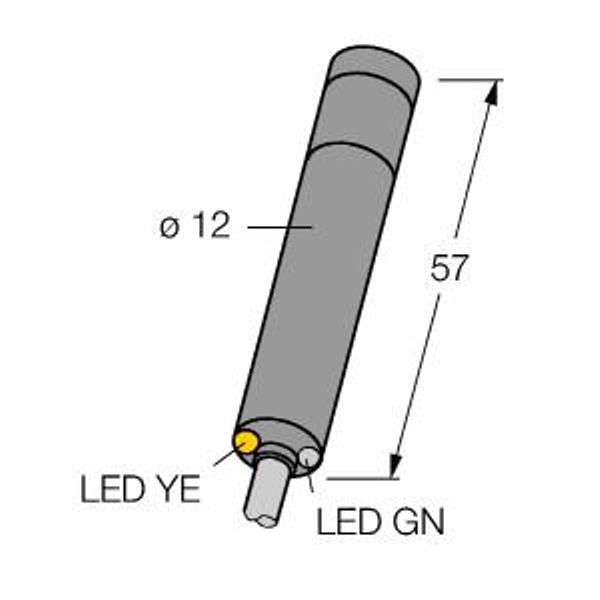 Photoelectric Sensor Opposed Mode Sensor (Laser Emitter)   M126E2LDQ5 image 1