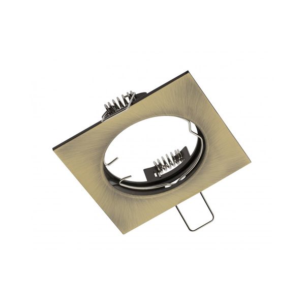 Spot luminaire housing PORTO, IP20, square, copper image 1