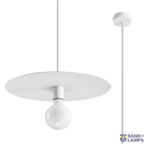 FLAVIO HANGING LAMP WHITE E27 1X60W IP20 image 5