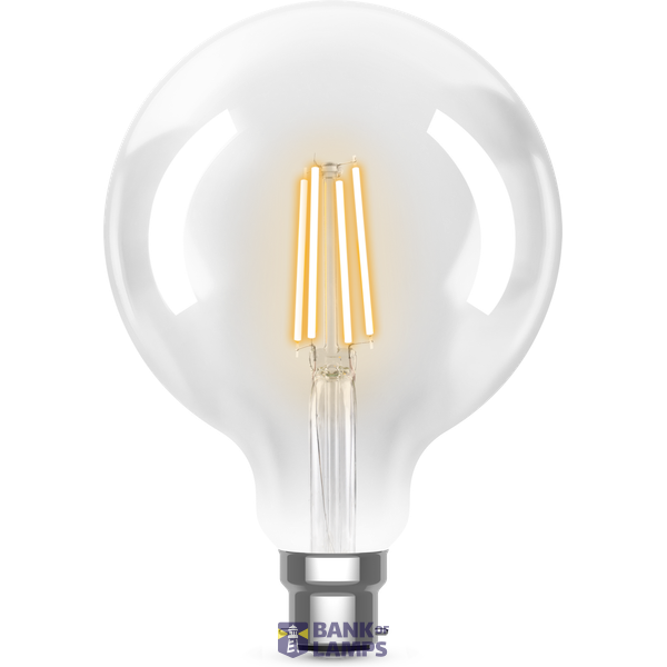 Filament Globe Large(G125) 4.2W BC(B22) 2700K Clear image 1