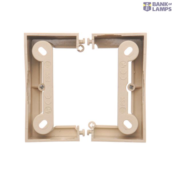 Sourface mounted foldable box, beige image 1