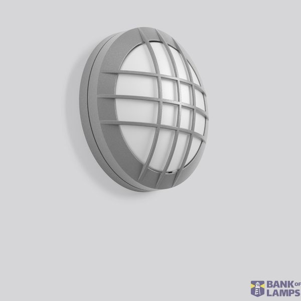 Rounded Midi, silver, on/off Ceiling and wall luminaires, D 268 H 100, image 1