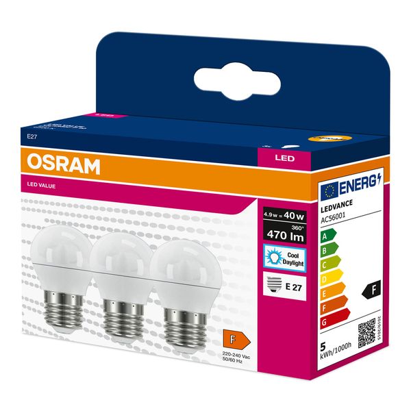 VALUECLP40 4,9W/865 230VFR E27 FS3 OSRAM image 2