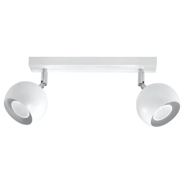 CEILING LAMP OCULARE 2 WHITE GU10 2X40W IP20 image 1