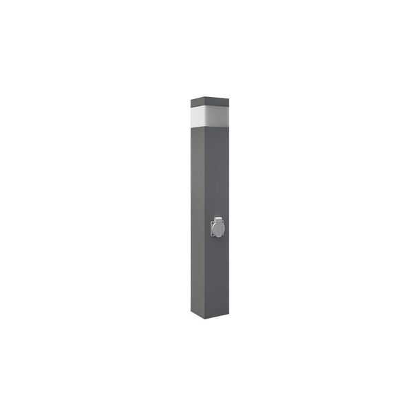 PANLUX Lamp GARD 76 60W E14 with socket IP44 gray image 1