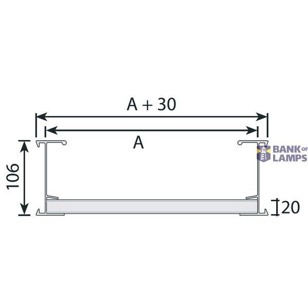 Cable ladder NH420 C4 Al 200x106x6000 image 2