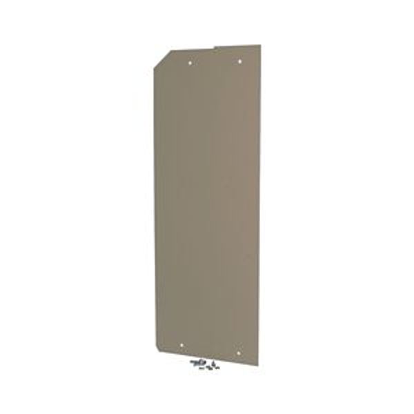Side wall, for cabling box, H=750mm image 2