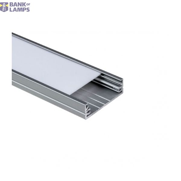 PROFILE FOR LED STRIPS WOJWIDE WITH CLEAR COVER 1M image 1