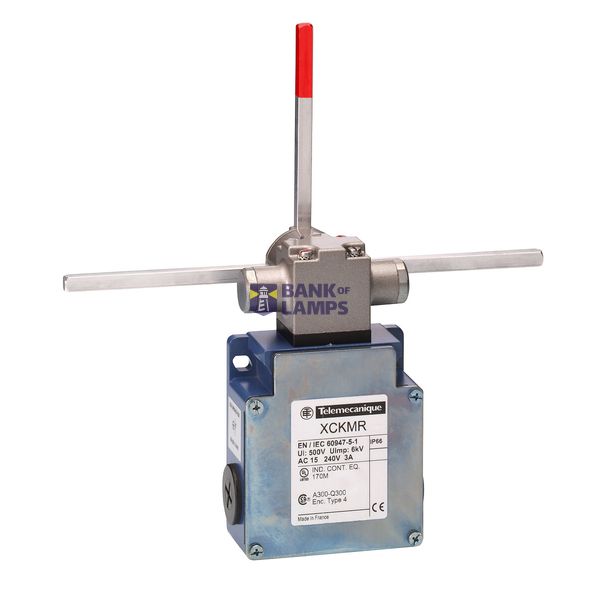 LIMIT SWITCH METAL 2NC AND NO HEAD 180° PLASTIC ROLLER LEVER ISO M20 ( image 9