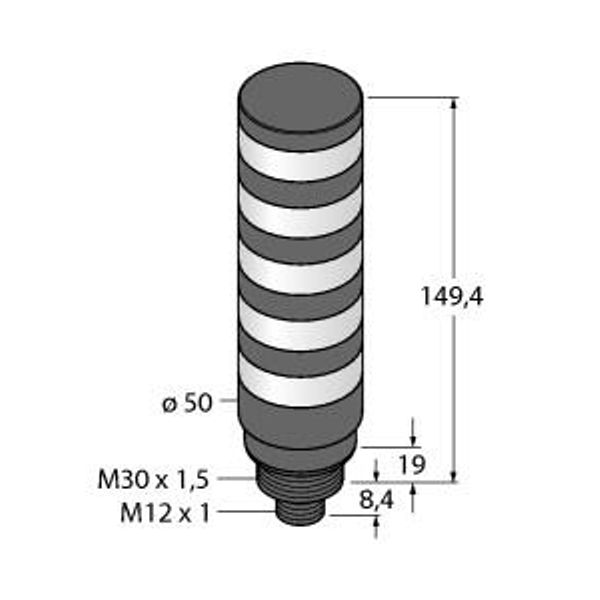 LED Signal Light Tower Light   TL50BLWBGYRQ image 2