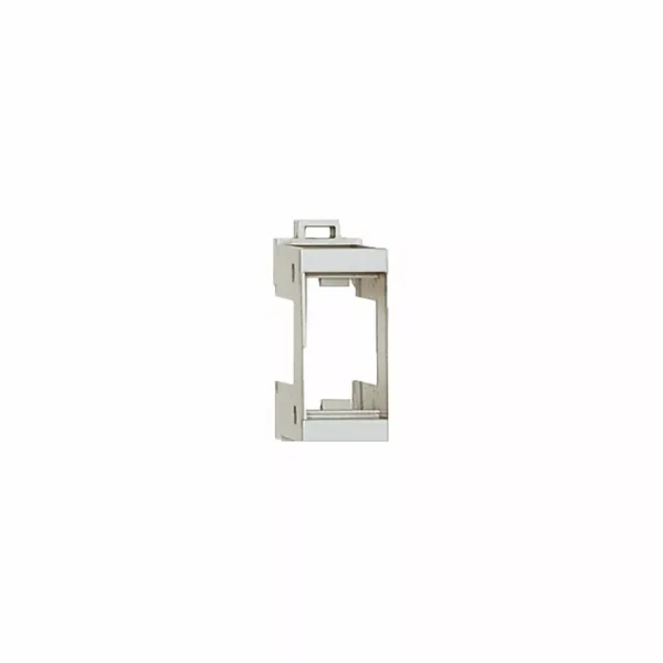 1 module adapter frame to install System 45 devices on  DIN rail image 1