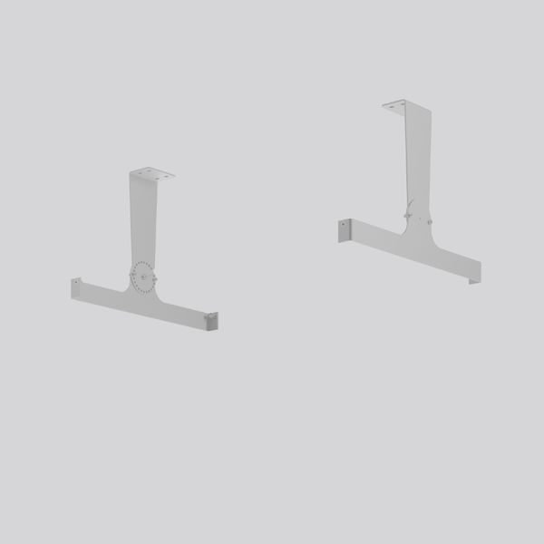 Installation element L 403 B 61 H 283 colour: silver image 2