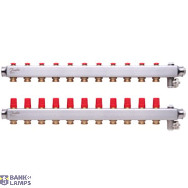 Manifold SSM, STAINLESS STEEL, Number of heating manifold connections [loops] [Max]: 11, 10 bar image 1