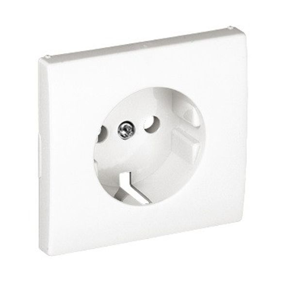 C.PLAT F/EARTH SOCKET (SKO TYPE) MATTE WHITE image 1