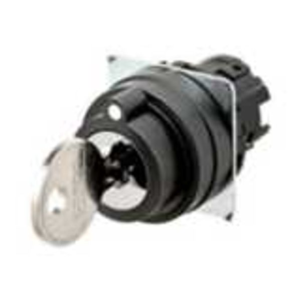 Selector A22NZ Ã˜22, Key type S, 3 position, bezel plastic, MANUAL, REL A2270629M image 4