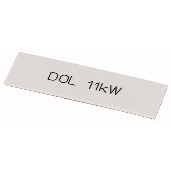 XANP-MC-DOL0,25KW Labeling strip, DOL 0.25KW image 1
