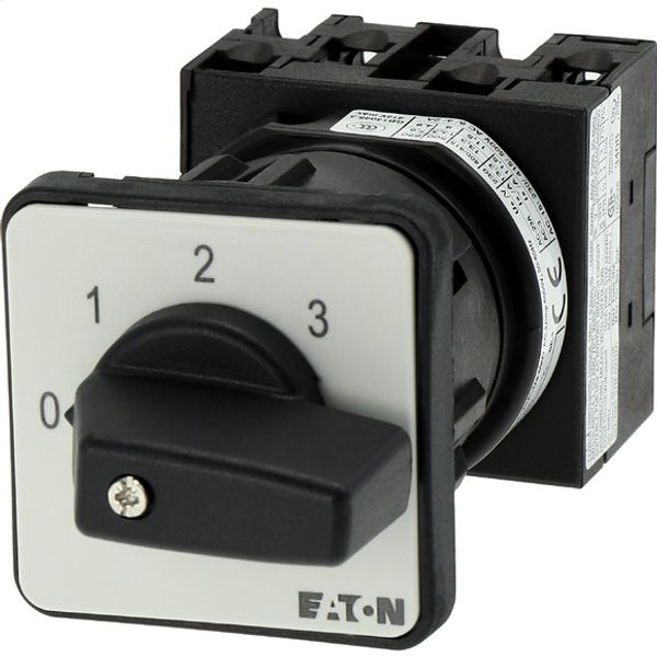 T0-2-8241/EZ Step switches, T0, 20 A, centre mounting, 2 contact unit(s), Contacts: 3, 45 °, maintained, With 0 (Off) position, 0-3, Design number 8241 image 4