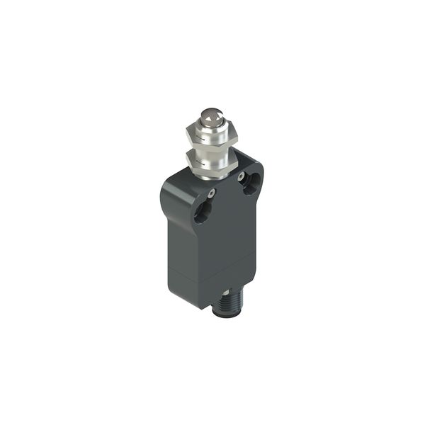 Modular prewired switch with plunger with M12 threaded bearing image 1