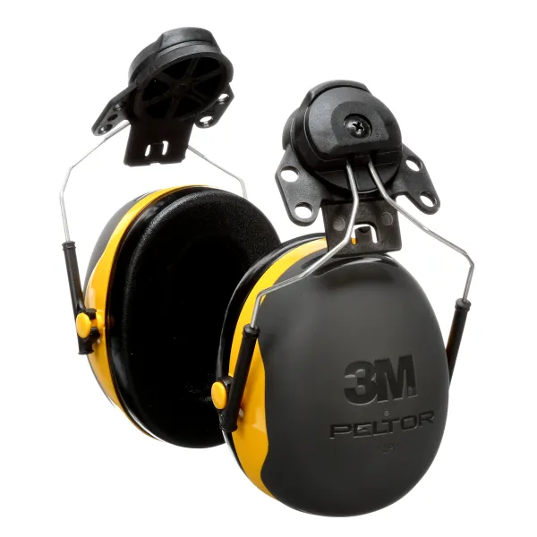 3M™ PELTOR™ Earmuffs, Yellow, Helmet Mounted, X2P5E image 6