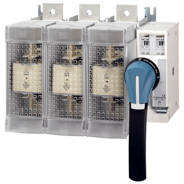 Fuse combination switch body 2P 800A for knife-edge fuse size 3. NF an image 2