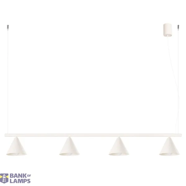 Chandelier NOX 4L beige image 1