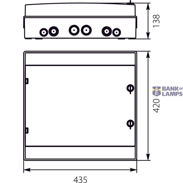 Hermetic switchboard RH-36/2ZB image 2