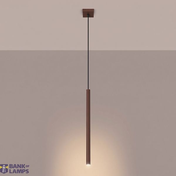 Pendant lamp PASTELO 1 brown image 7