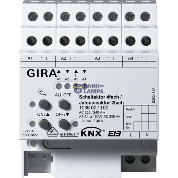 swit./blind act. 4-g/2-g 16 A man.act. KNX DRA image 1
