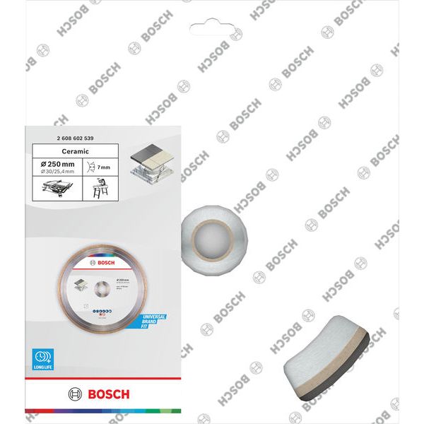 Standard for Ceramic diamond cutting disc 200 x 25,40 x 1,6 x 7 mm image 2