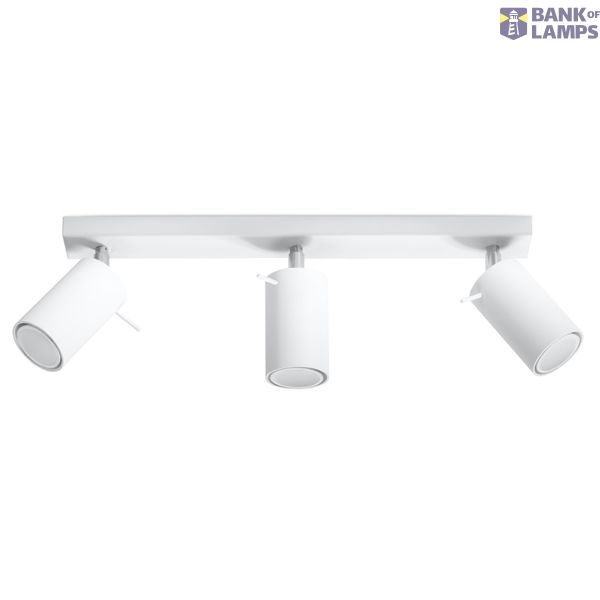 RING CEILING LAMP 3L WHITE GU10 3X40W IP20 image 3