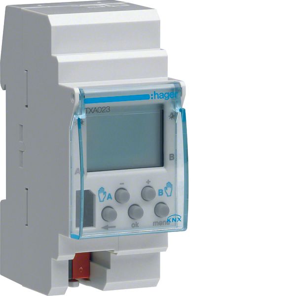 Weekly time switch 2 channels with DCF image 1