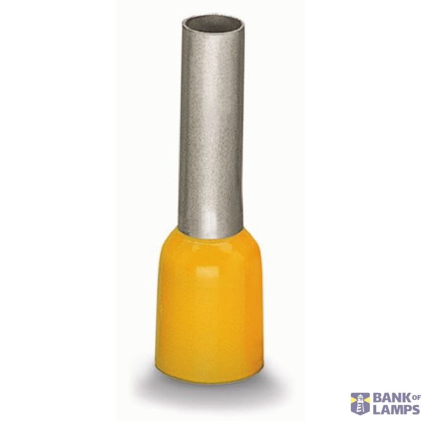 Ferrule Sleeve for 6 mm² / AWG 10 insulated yellow image 1