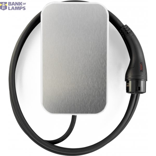 EV Charger | V22TBAGP | 22 kW | 4G, Wi-Fi (IEEE 802.11 b/g/n), Ethernet 10/100 | 6.5 m | Brushed Aluminium image 1