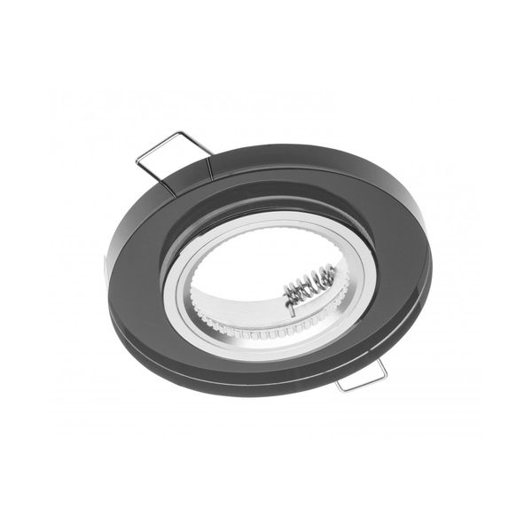 Spot luminaire housing PALACE II, IP20, round, black image 1
