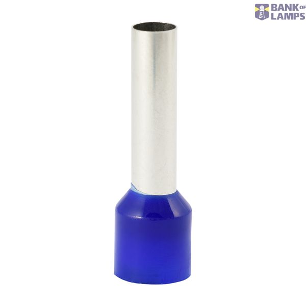 Single insulated sleeve terminal HI 10.0/18-ni blue, Al/Cu image 1