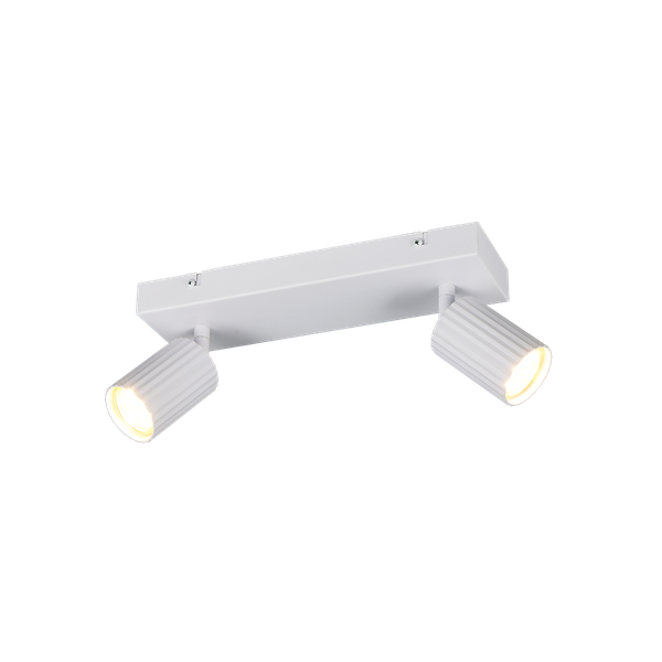 Soka spotlight 2-pc GU10 matt white image 1