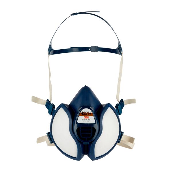 3M™ Maintenance Free Reusable Respirator Half Mask, FFABE1P3 R D Filte image 10