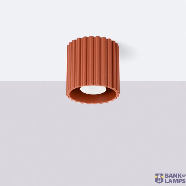 Ceiling lamp AURA 1 red ochra GU10 image 5